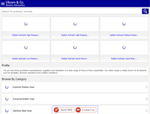 Tablet Screenshot of hoseindia.com